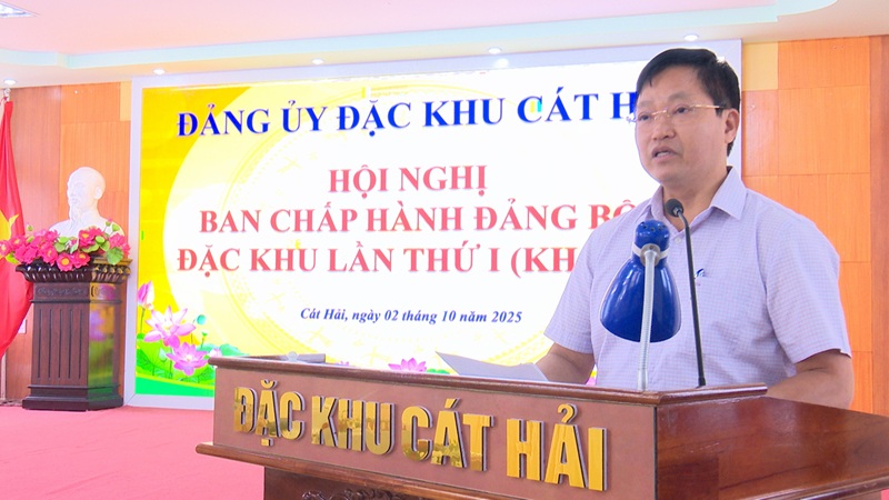 Ban Chấp hành Đảng bộ đặc khu tổ chức hội nghị lần thứ I