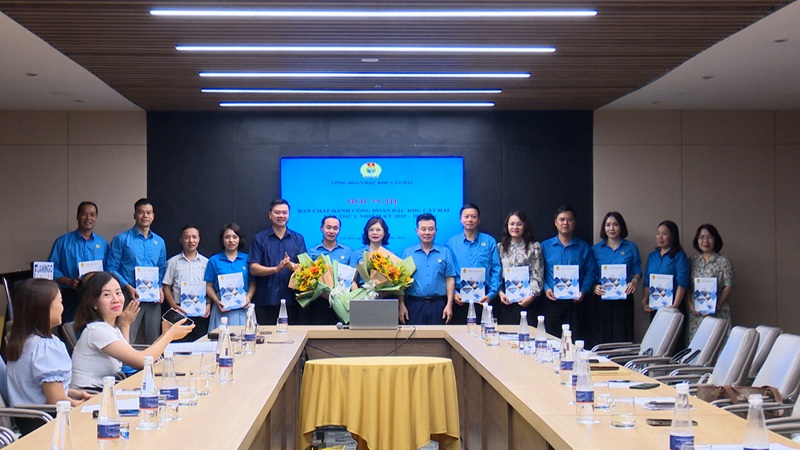 BTV Công đoàn đặc khu Cát Hải tổ chức hội nghị BCH công đoàn đặc khu lần thứ nhất, nhiệm kỳ 2025 – 2028