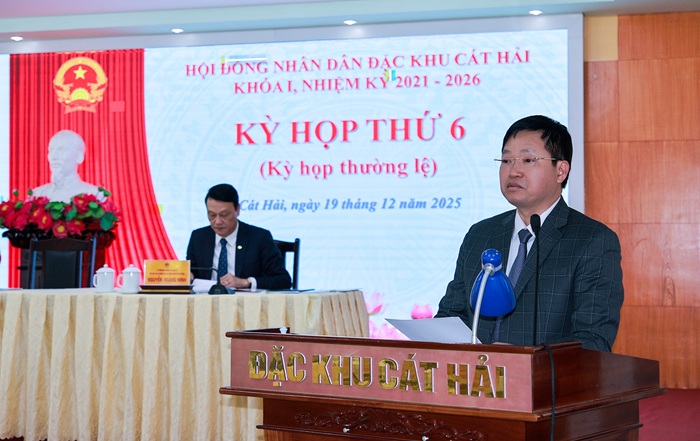Kỳ họp thứ 6 HĐND đặc khu Cát Hải khóa I