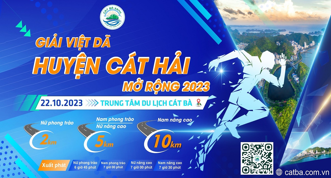 Giải Việt dã huyện Cát Hải mở rộng 2023