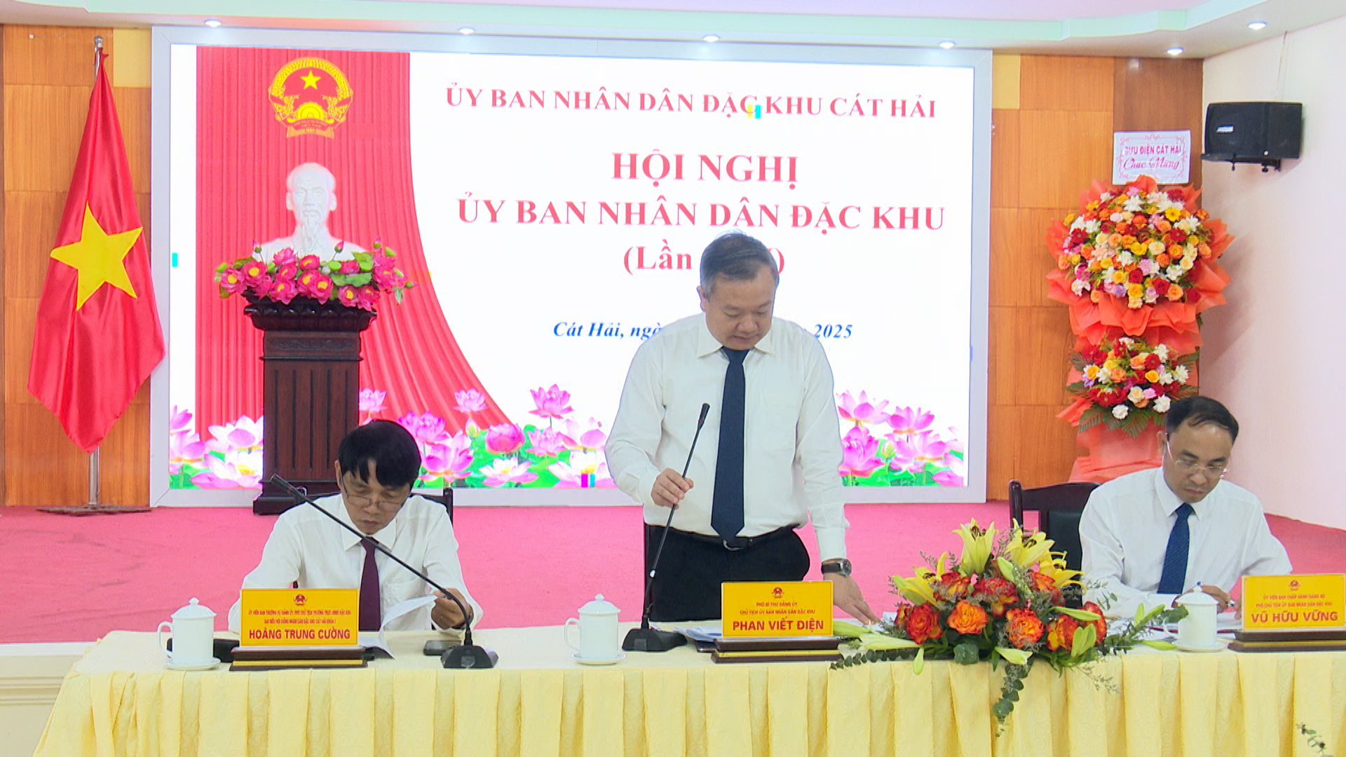 UBND đặc khu Cát Hải tổ chức hội nghị lần thứ nhất, nhiệm kỳ 2021 – 2026