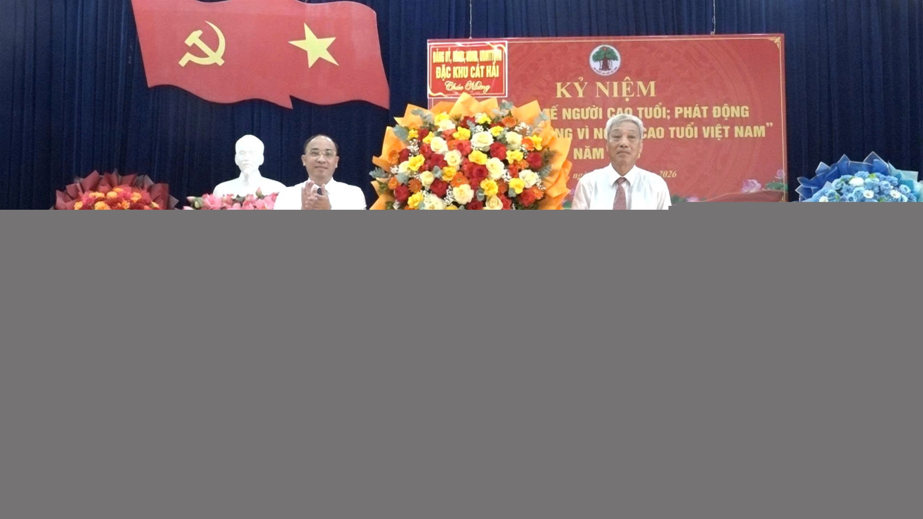 ĐẶC KHU CÁT HẢI KỶ NIỆM 35 NĂM NGÀY QUỐC TẾ NGƯỜI CAO TUỔI, PHÁT ĐỘNG “THÁNG HÀNH ĐỘNG VÌ NGƯỜI CAO TUỔI VIỆT NAM” NĂM 2026